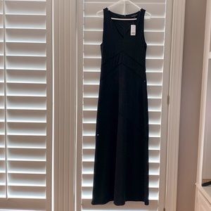 Banana Republic black slip silhouette dress